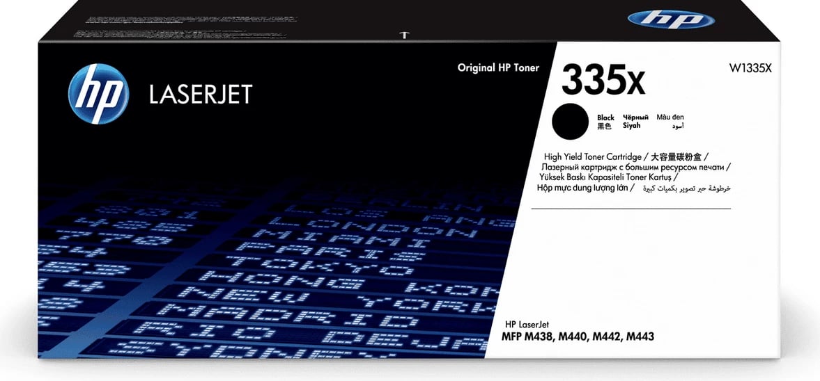 Toner HP 335X W1335X rendiment 13700 faqe madhësi XL e zezë