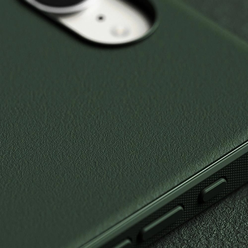 Mbështjellës Ringke Onyx Magnetic MagSafe për iPhone 16e, i gjelbër