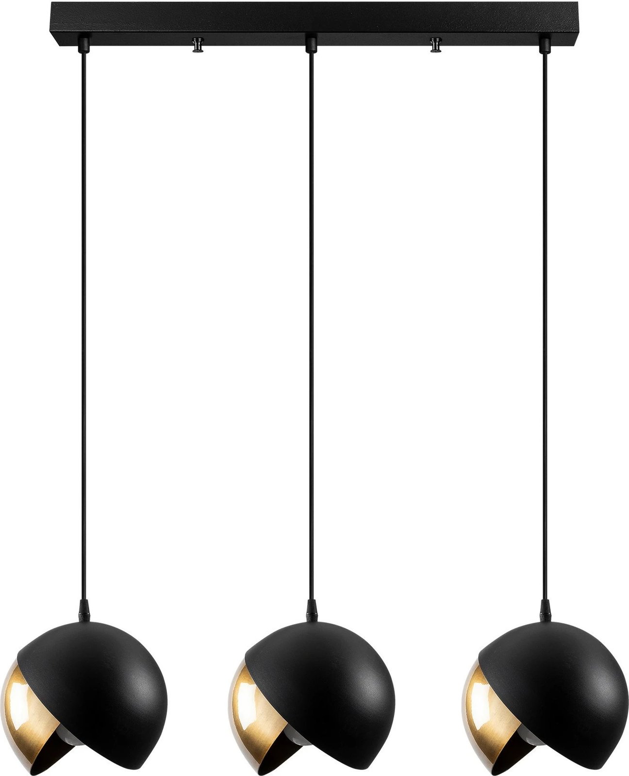 Llambë tavani Opviq, Berceste - 252-S1, e zezë dhe ari