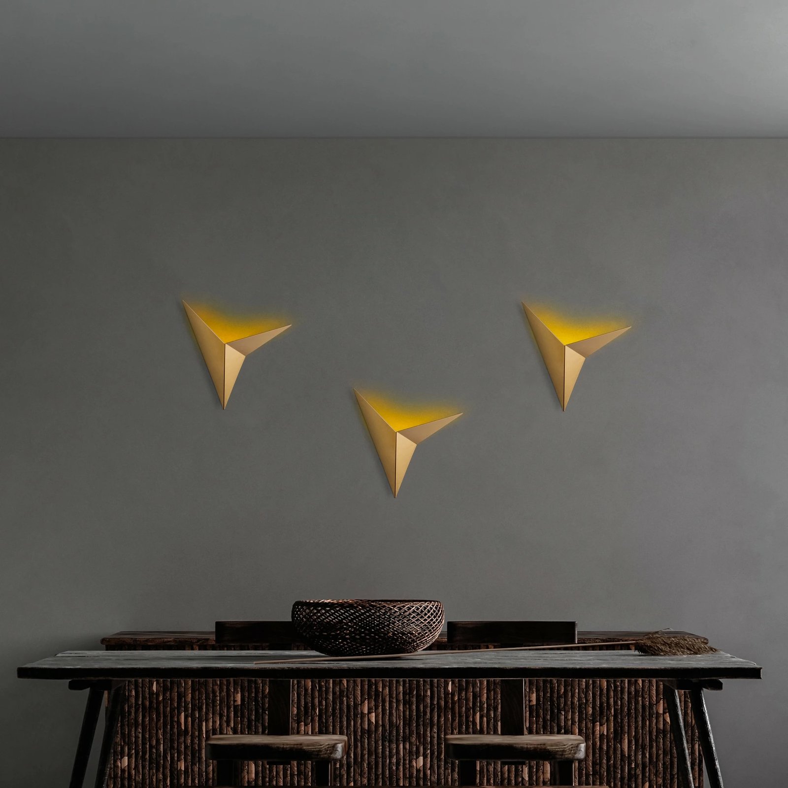 Llambë muri Opviq, ngjyrë ari, Kus - Nuw - 3204 Llambë muri Opviq, ngjyrë ari, Kus - Nuw - 3204