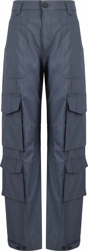 Pantallona cargo Golden Goose femra, blu