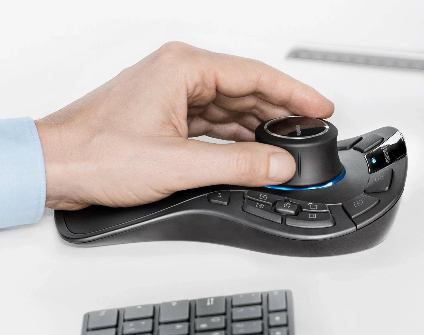 Maus 3D 3Dconnexion SpaceMouse Pro Wireless, Bluetooth, 15 butona, i zi