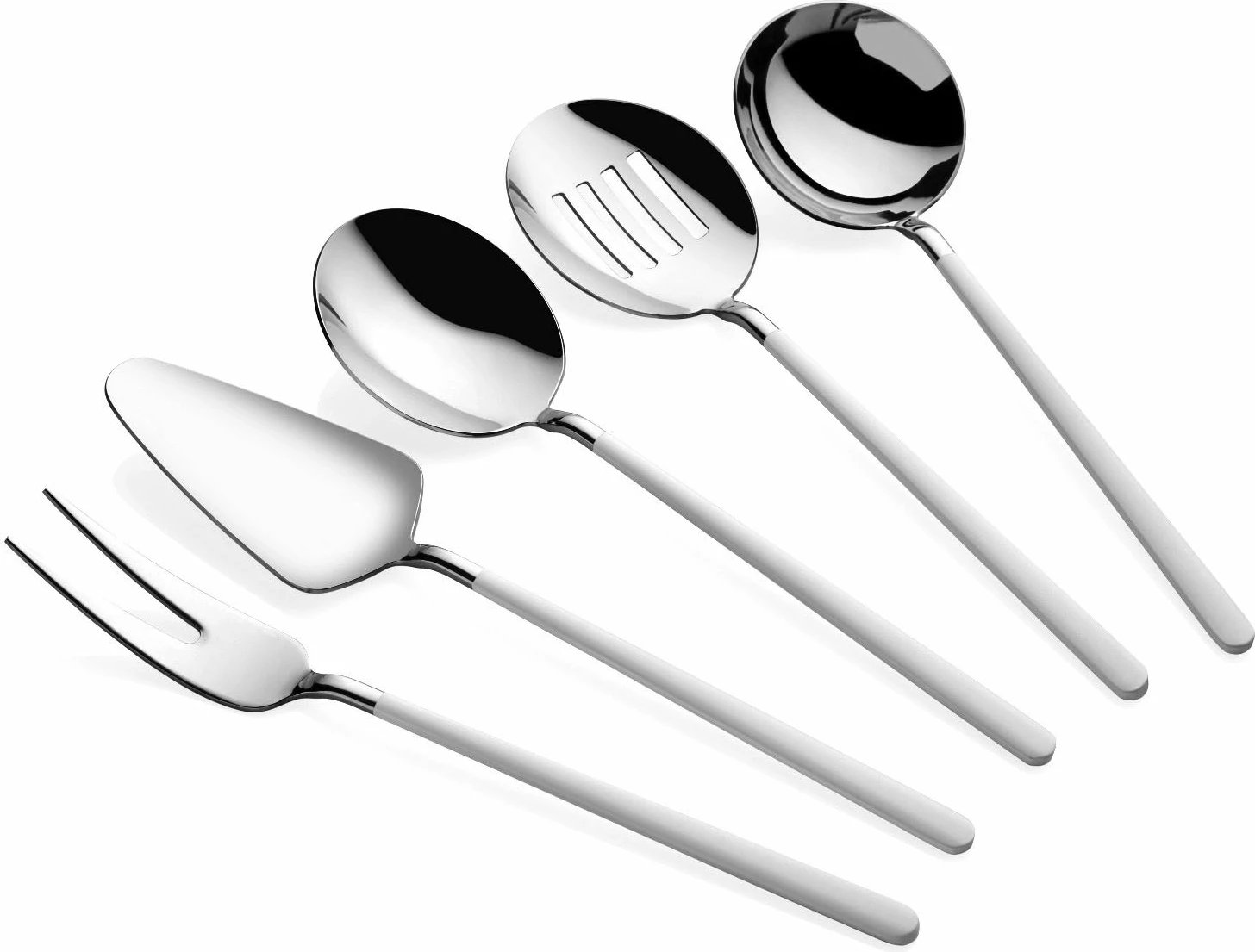 Set shërbimi (5 copë), Hermia Concept, Allegra, argjend dhe bardhë