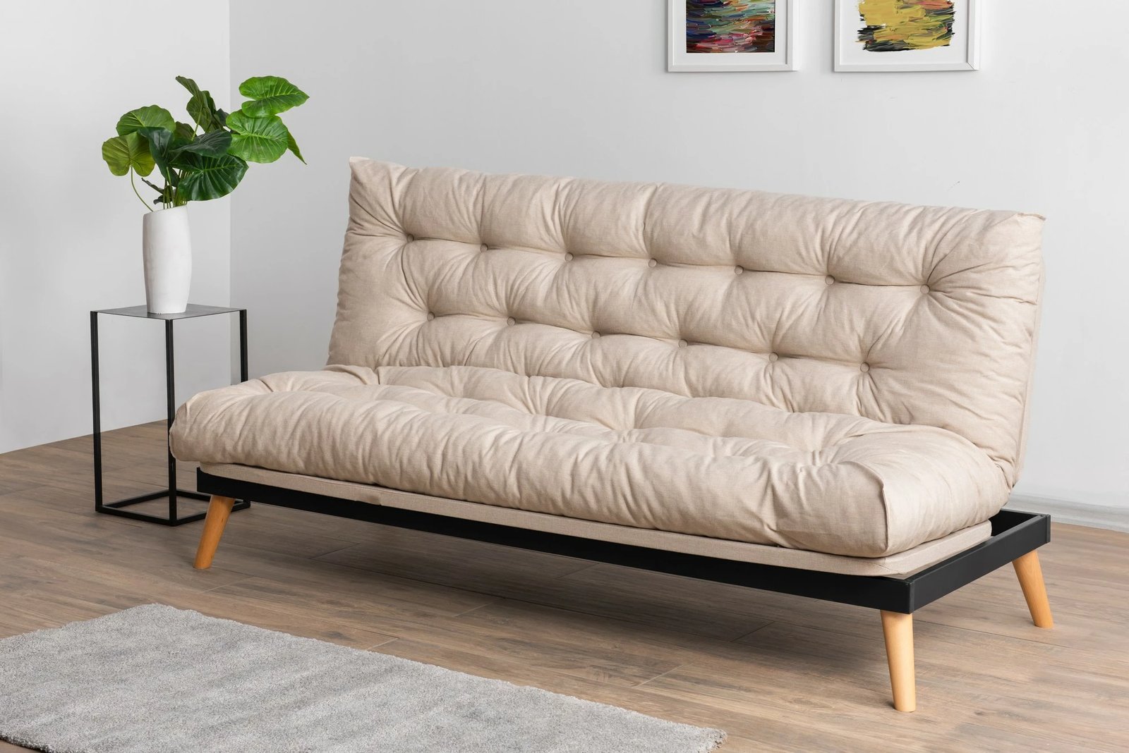 Divan-krevat 3 vende, Atelier del Sofa, Saki, krem