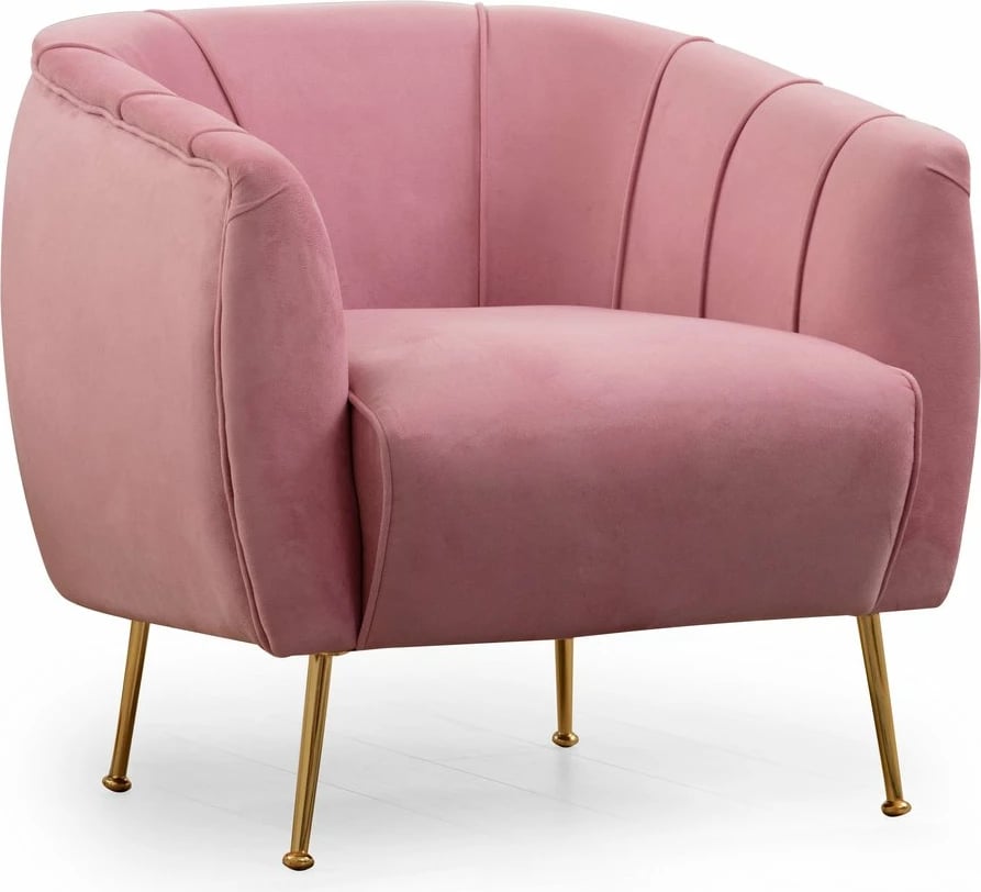 Karrige krahu Atelier del Sofa, ngjyrë trëndafili e zbehtë