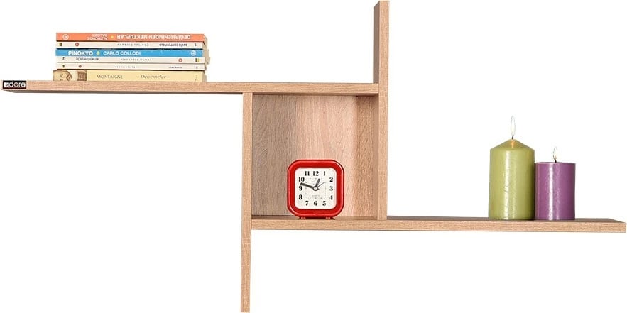 Raf muri Hanah Home, Raf-04-Ss-1, ngjyrë sonomo