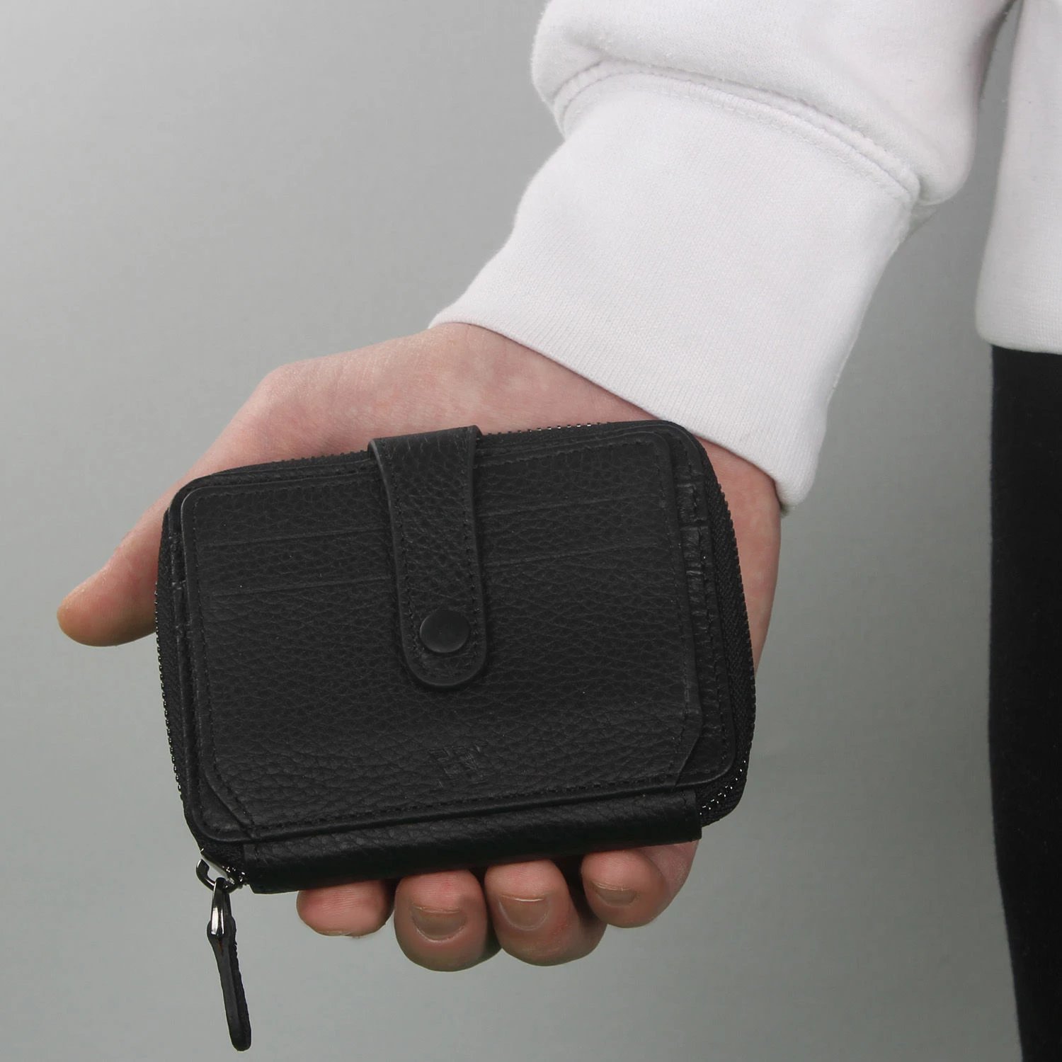 Portofol lëkure i zi, Zoozie Bags, 4229