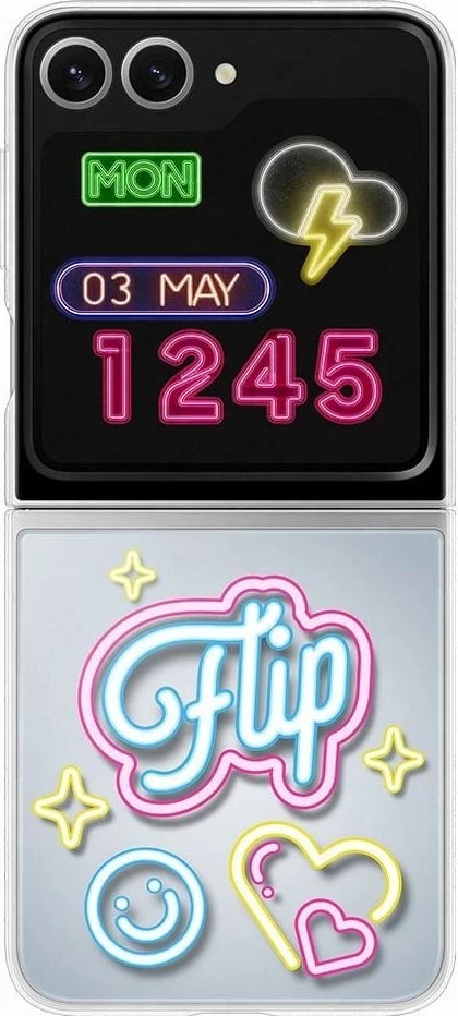 Mbështjellës Samsung Galaxy Z Flip 6, transparent