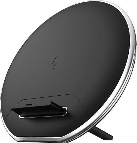 Karikues wireless Denver CPQ-10 për smartphone, USB, zi/argjendtë