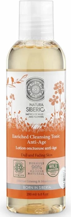 Tonic pastrues anti-age Natura Siberica Enriched Anti Age Cleansing Tonic 200ml