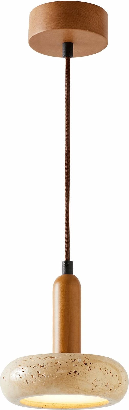 Llambë tavani Opviq, model Worm, ngjyrë lisi