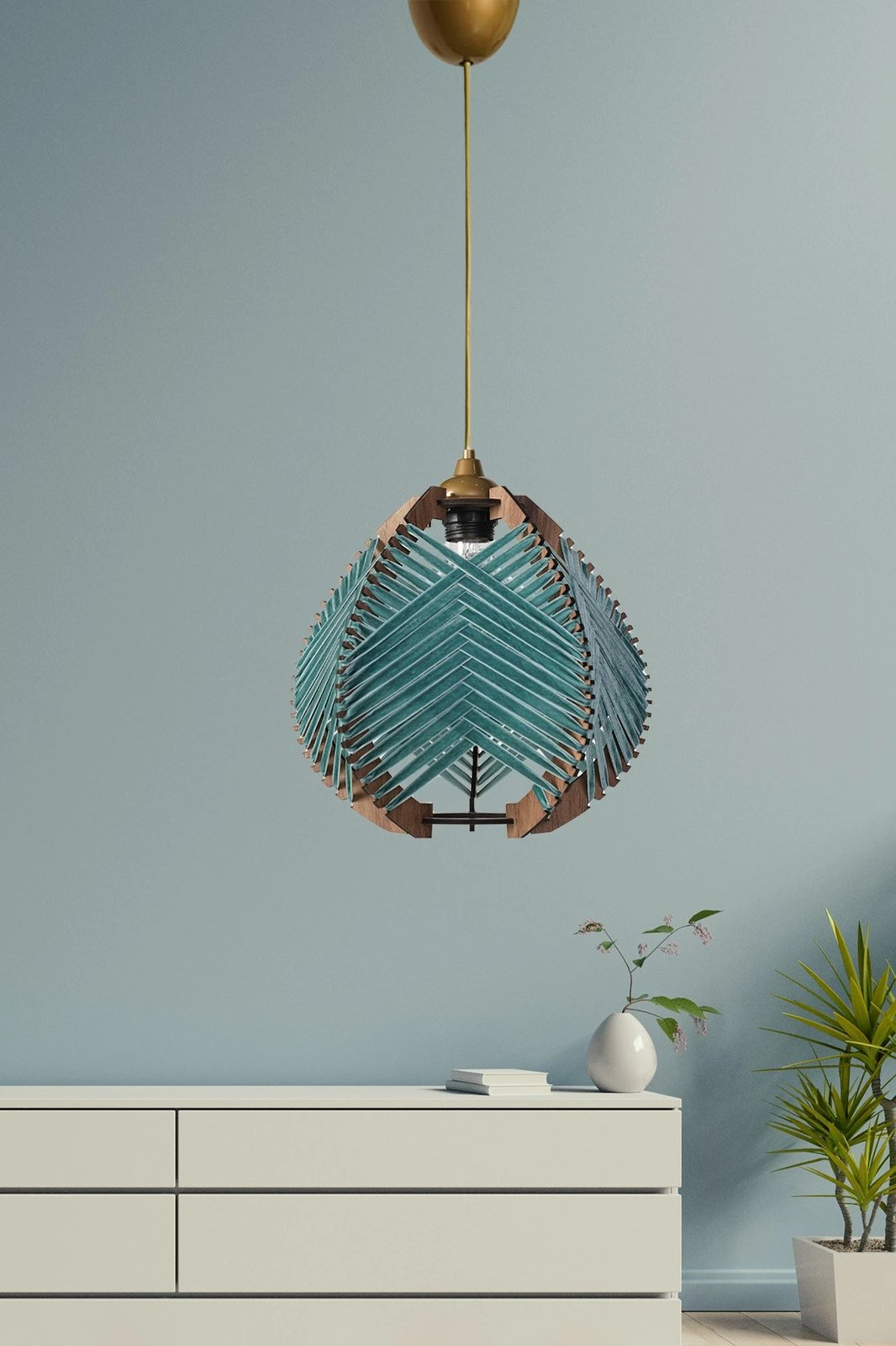 Llambë tavani Opviq, blu, YL231
