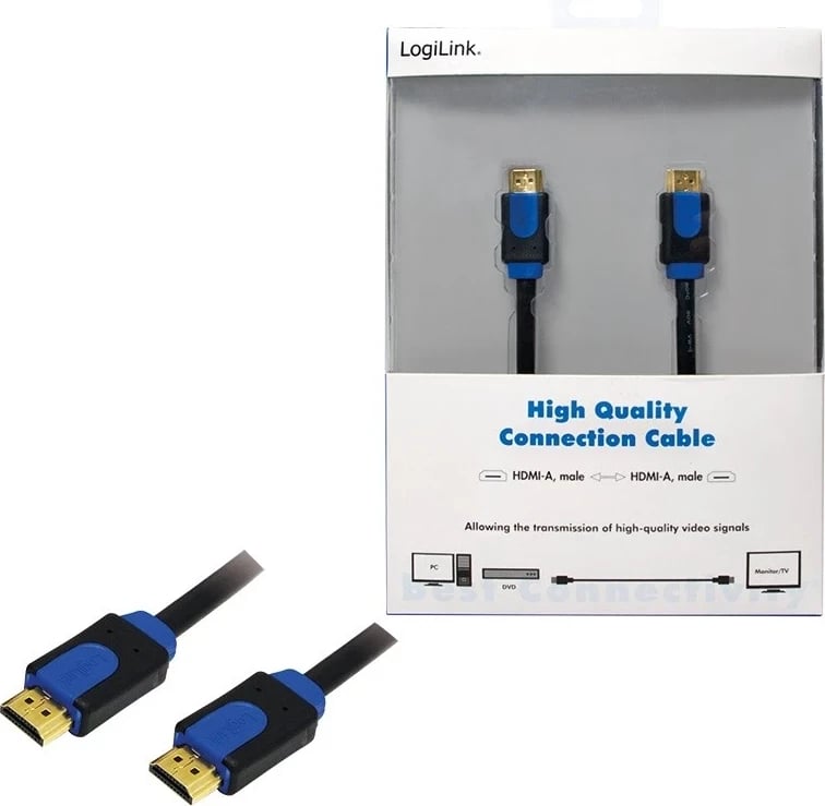 Kabllo LogiLink HDMI, 3m, i zi