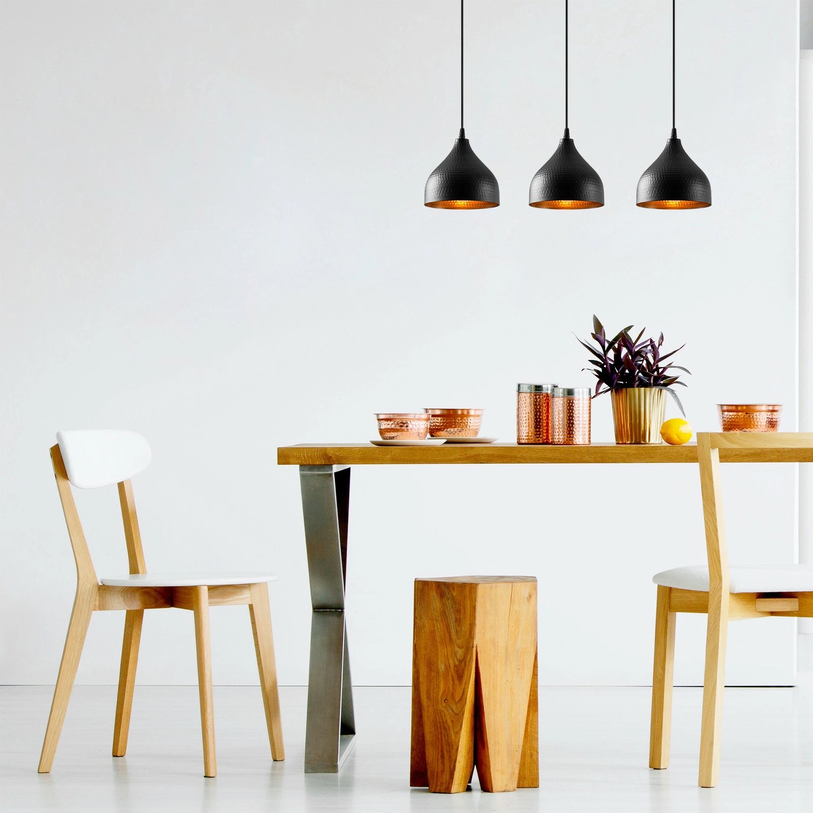 Llambë tavani Opviq, Tattoo - 6211, e zezë, lartësi e rregullueshme