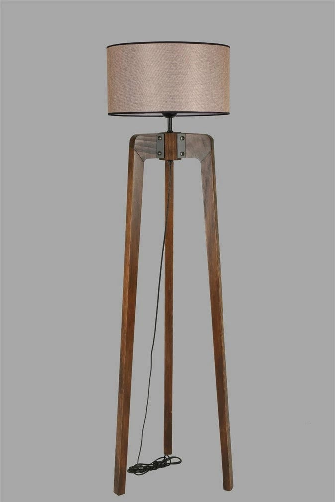 Llambë dyshemeje Opviq, ngjyrë arre dhe bezhë, 8580-7