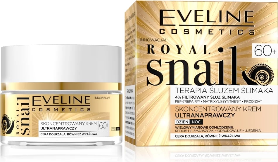 Krem fytyre për femra Eveline Cosmetics Royal Snail 60+, 50ml
