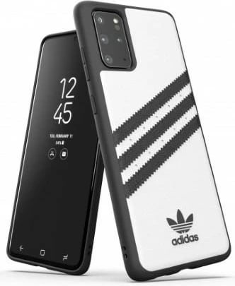 Mbështjellës Adidas OR Molded Case për Samsung Galaxy S20+, bardhë e zi