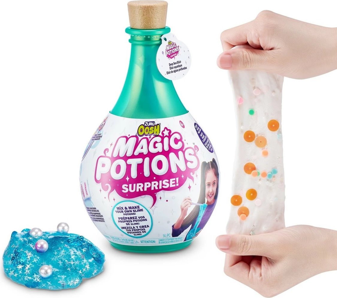 Set lodrash Oosh Fun Magic Potion Slime Surprise, 12 copë, ngjyra të përziera Set lodrash Oosh Fun Magic Potion Slime Surprise, 12 copë, ngjyra të përziera