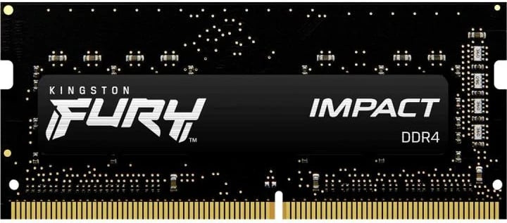 RAM Memorje, Kingston FURY Impact KF432S20IB/32, SO-DIMM DDR4 32GB 3200MT/s, e zezë