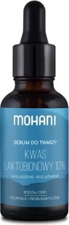 Serum për fytyrë Mohani Brightening me 10% Acid Laktobionik për femra, 30ml