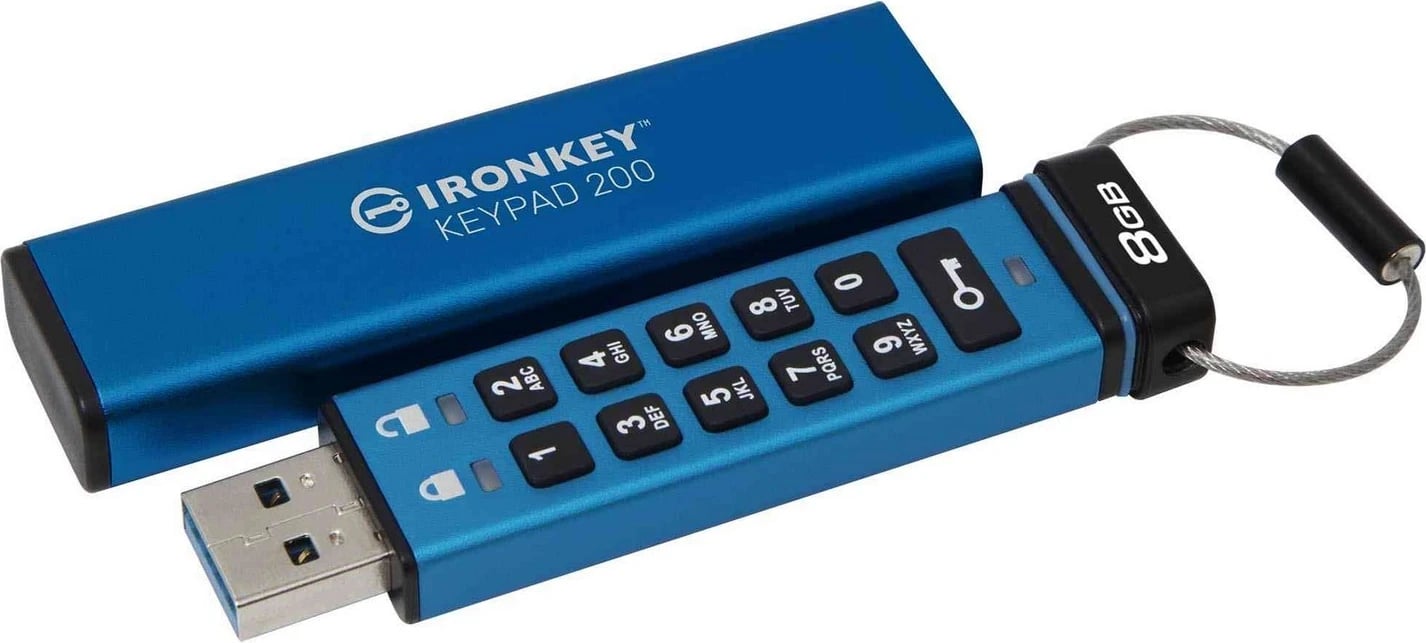 USB Kingston IronKey Keypad 200 Encrypted, 8GB