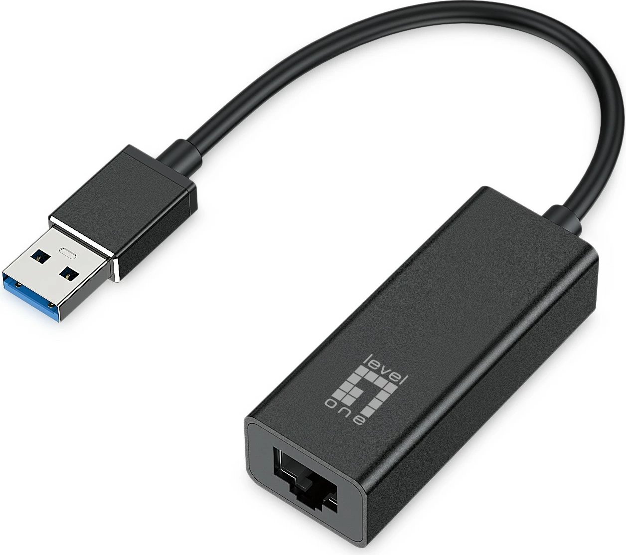 Adapter USB LevelOne USB-0401 Gigabit, Ethernet, 1000 Mbit/s, e zezë