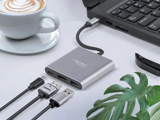 Portë Natec, USB-C PD, HDMI 4K