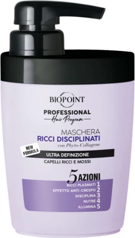 Maskë për flokë Biopoint Professional Maschera Ricci Disciplinati, 300 ml