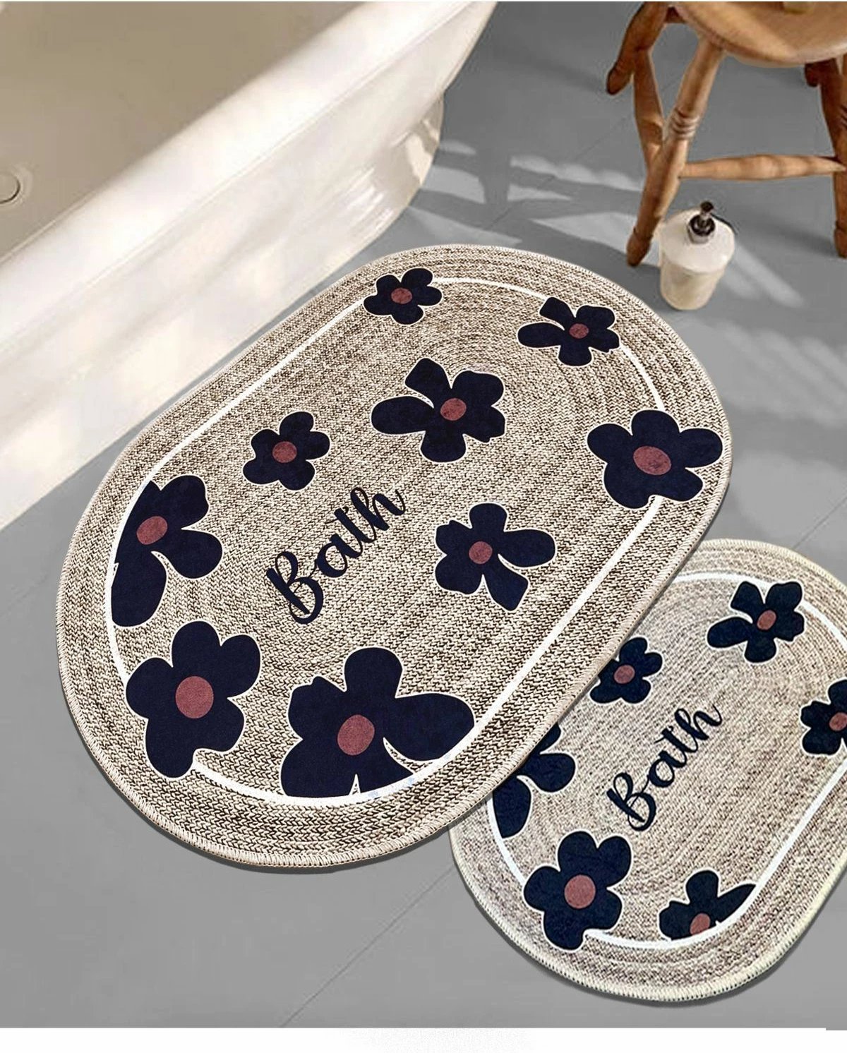 Set tapetash për banjo, 2 copë, Mijölnir, Moole, bezhë