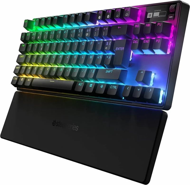 Tastierë gaming Steelseries Apex Pro TKL, e zezë