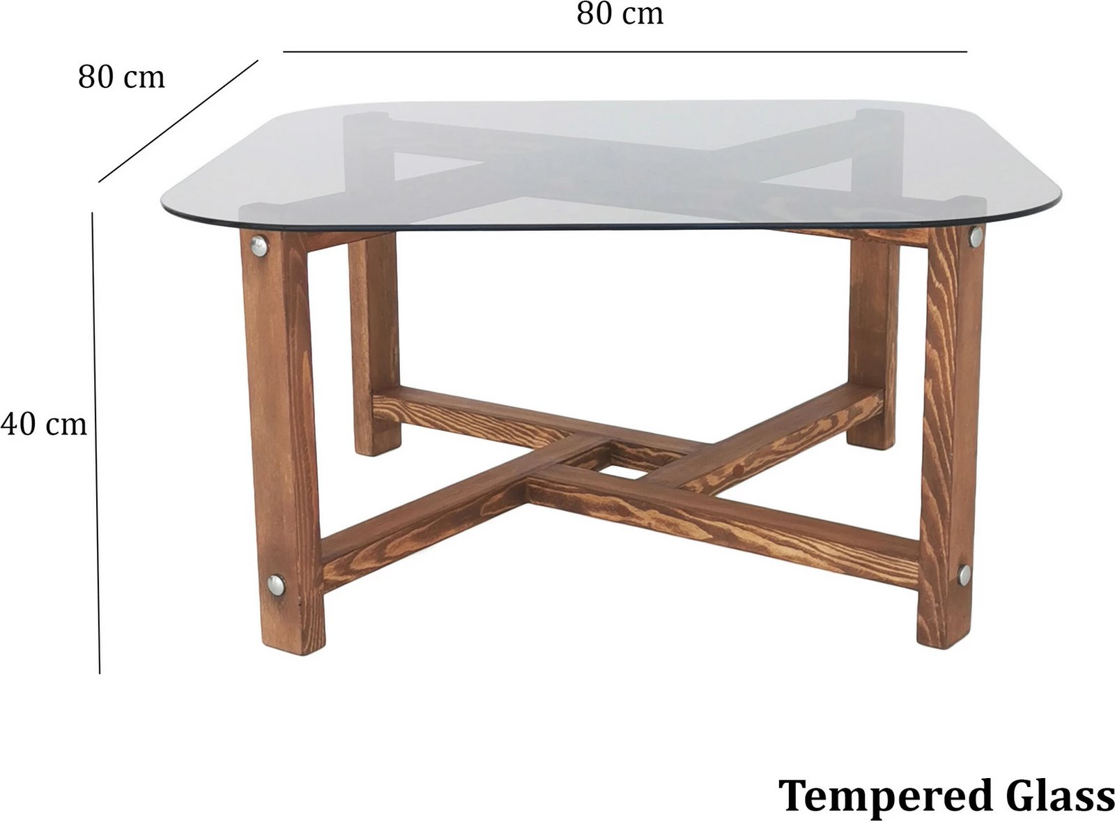 Tavolinë kafeje Hanah Home, Zen, ngjyrë lisi