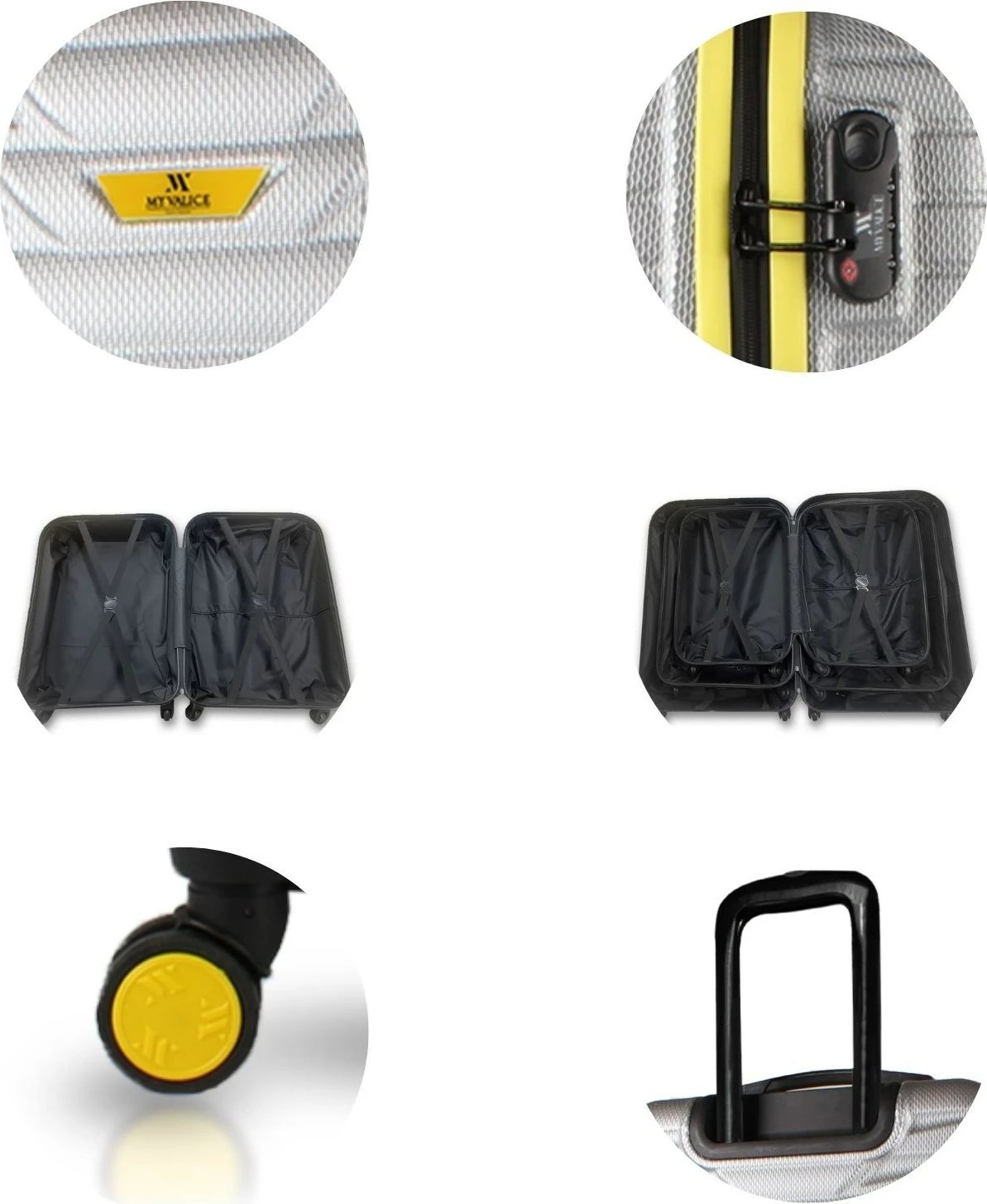 Valixhe udhëtimi Zoozie Bags, ngjyrë gri, 65x41x27cm