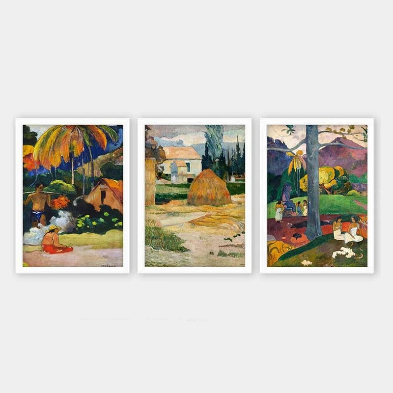 Pikturë dekorative me kornizë (3 copë), Wallity, 3BC_UN3897173_3545