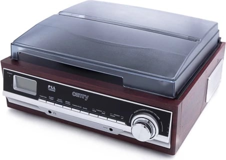 Gramafon, Camry CR 1113, 33/45/78 RPM, radio FM/AM, altoparlantë të integruara, LCD, AUX/RCA Gramafon, Camry CR 1113, 33/45/78 RPM, radio FM/AM, altoparlantë të integruara, LCD, AUX/RCA
