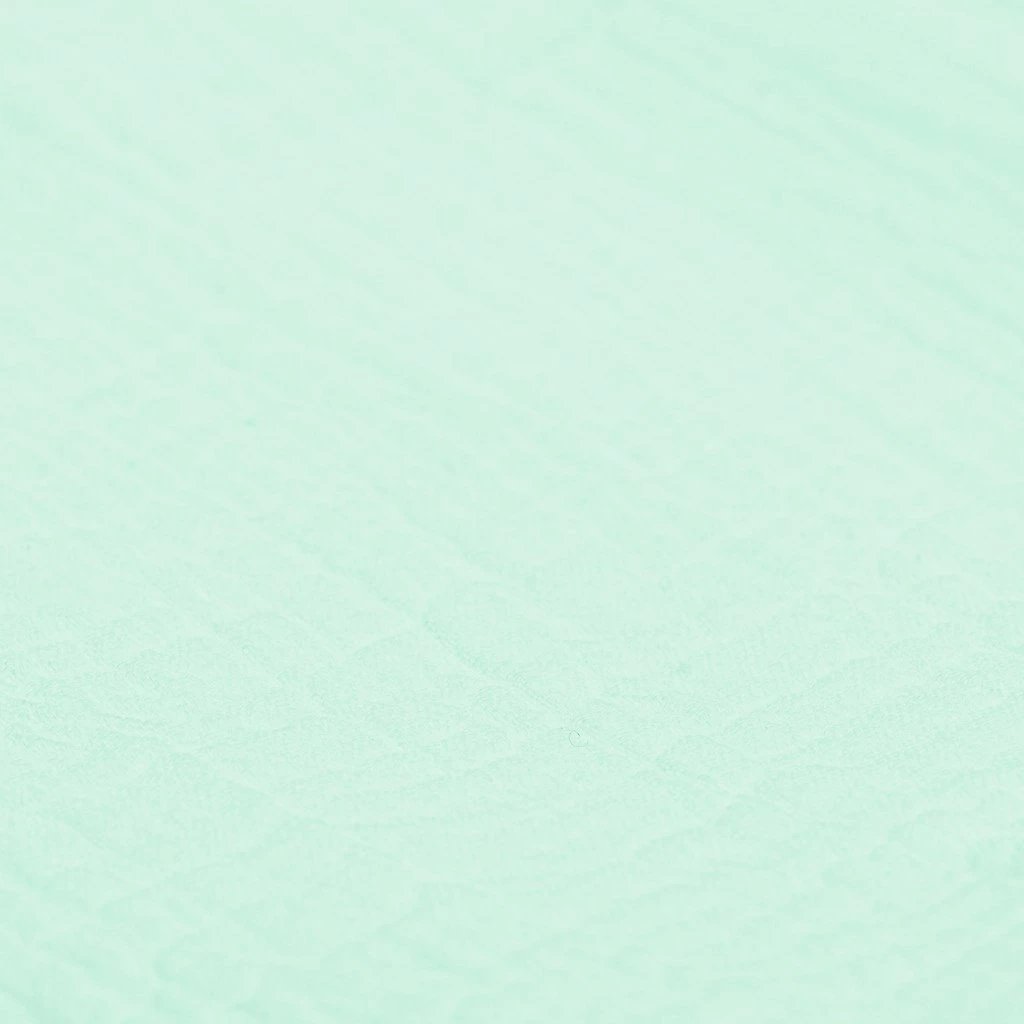 batanije muslin për bebe, NEW BABY, 70x100 cm, 100% pambuk, dy shtresa, ngjyrë mente