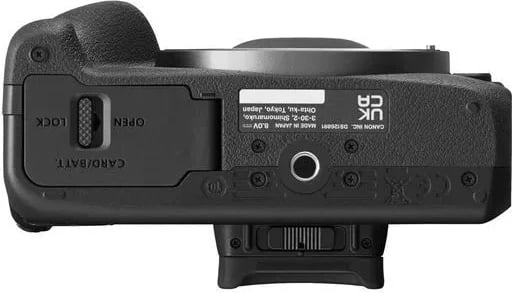 Kamerë pa pasqyrë Canon EOS R100 me dy lente RF-S 18-45mm dhe RF 75-300mm, e zezë