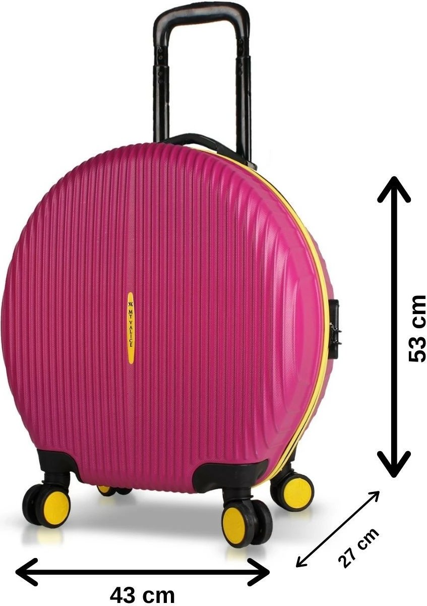 Valixhe udhëtimi Zoozie Bags, ngjyrë fuchsia, 2385