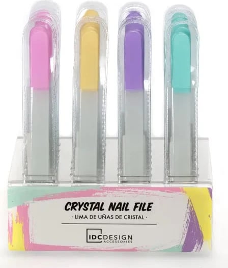 Lima për thonj prej kristali IDC INSTITUTE Crystal Nail File unisex 1 copë