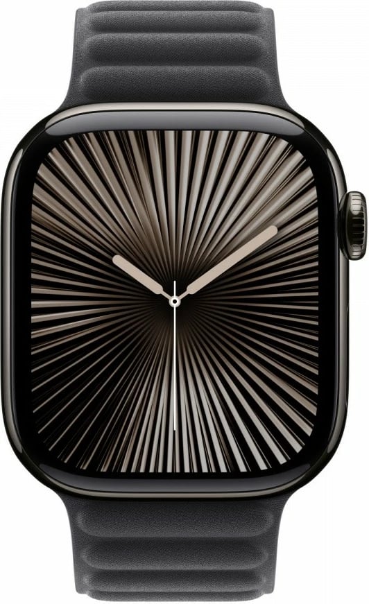 Rrip magnetik Apple për Apple Watch 42 mm, FineWoven, M/L, i zi