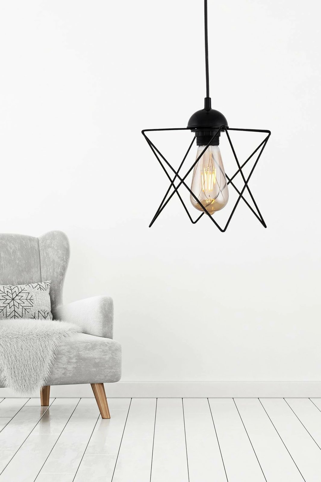 Llambë tavani Opviq, model 205-P, metal i zi