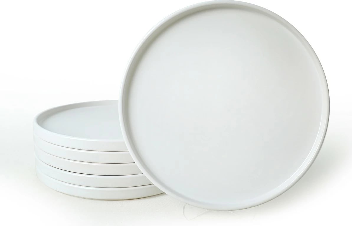 Set pjatash shërbimi (6 copë), Hermia Concept, ST038006F022A000000MAS3T00, ngjyrë e bardhë mat