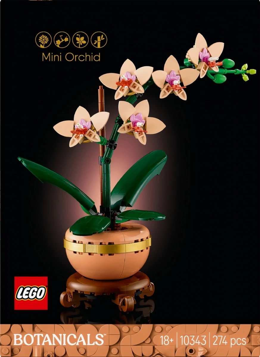 Set ndërtimi LEGO Botanical Small Orchid 10343, 274 pjesë, plastikë Set ndërtimi LEGO Botanical Small Orchid 10343, 274 pjesë, plastikë