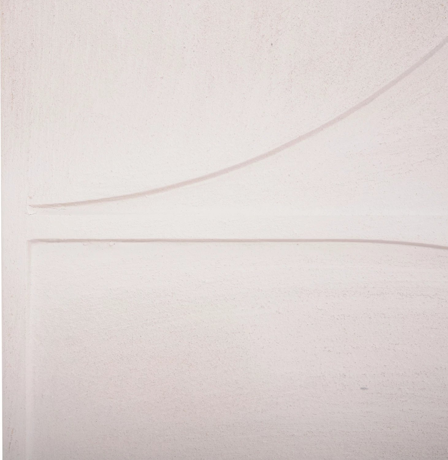 Panel dekorativ për mur, seri katrore Santorini, FH4507, MDF, ngjyrë e bardhë e zbehtë, 80x4x80 cm