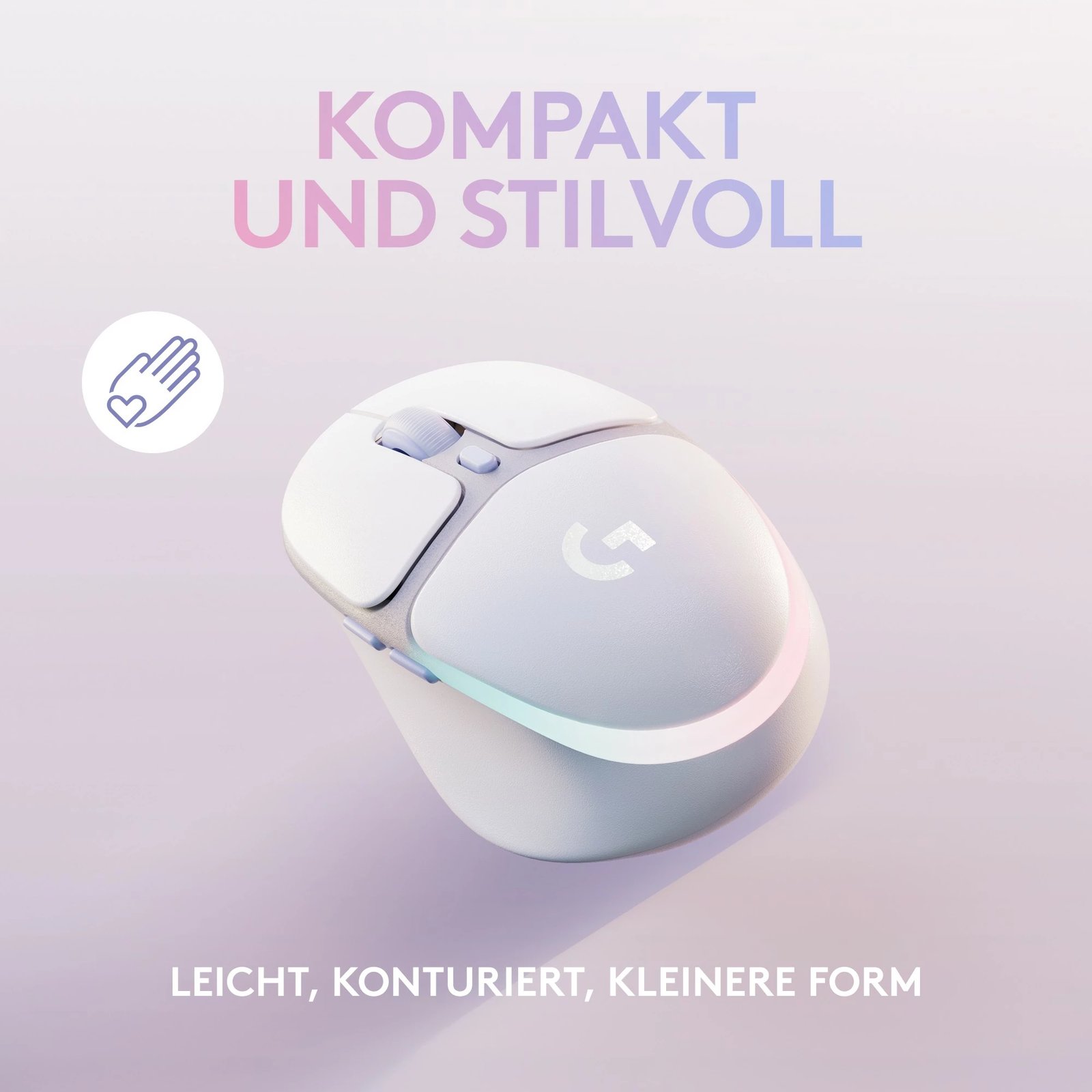 Maus Logitech G705 wireless gaming off white