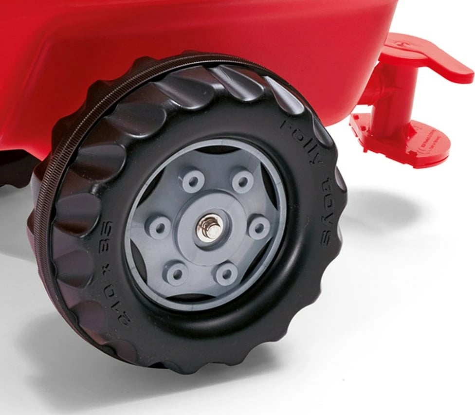 rimorkio cisternë lodër Rolly Toys Vacumax Fire me pompë dhe spërkatës, 15 L, e kuqe