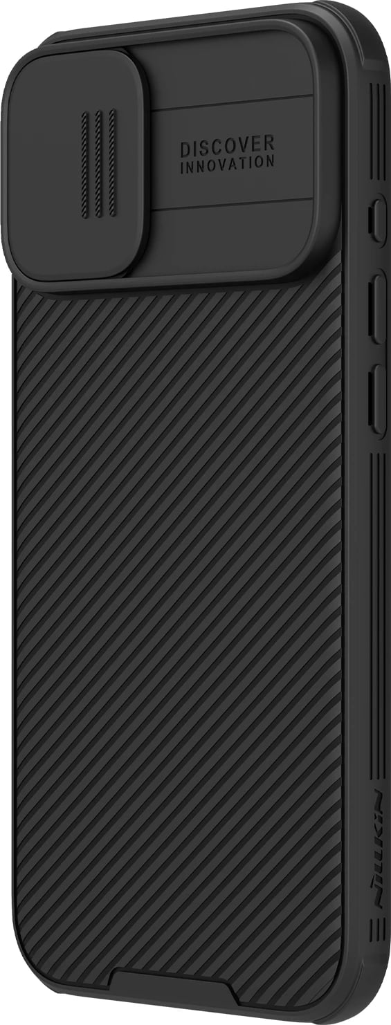 Mbështjellës Nillkin CamShield Pro Magnetic për iPhone 16, i zi Mbështjellës Nillkin CamShield Pro Magnetic për iPhone 16, i zi