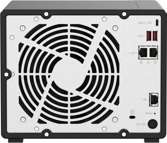 NAS server QNAP TS-h973AX-32G, AMD Ryzen V1500B, 32GB RAM, 9 vende për disqe, e zezë