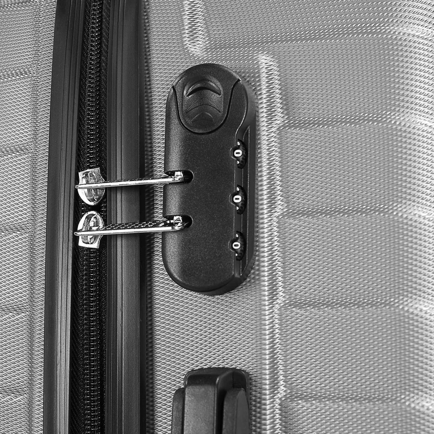 Valixhe udhëtimi mesatare, ngjyrë argjendi, Wexta Wx-1001, Zoozie Bags
