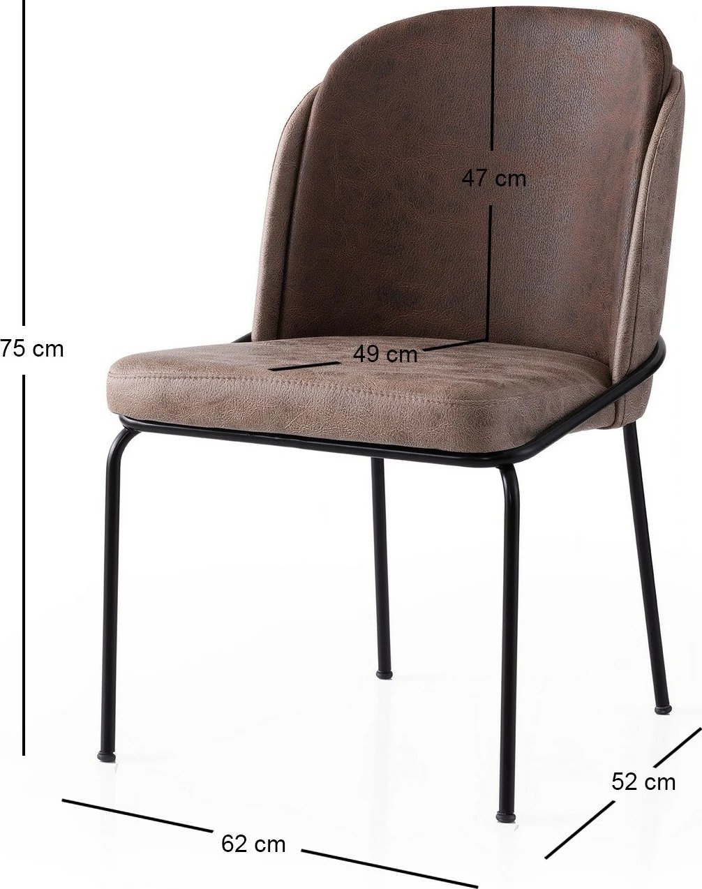 Set karrigesh (4 copë), Skye Decor, Dore - 194 V4