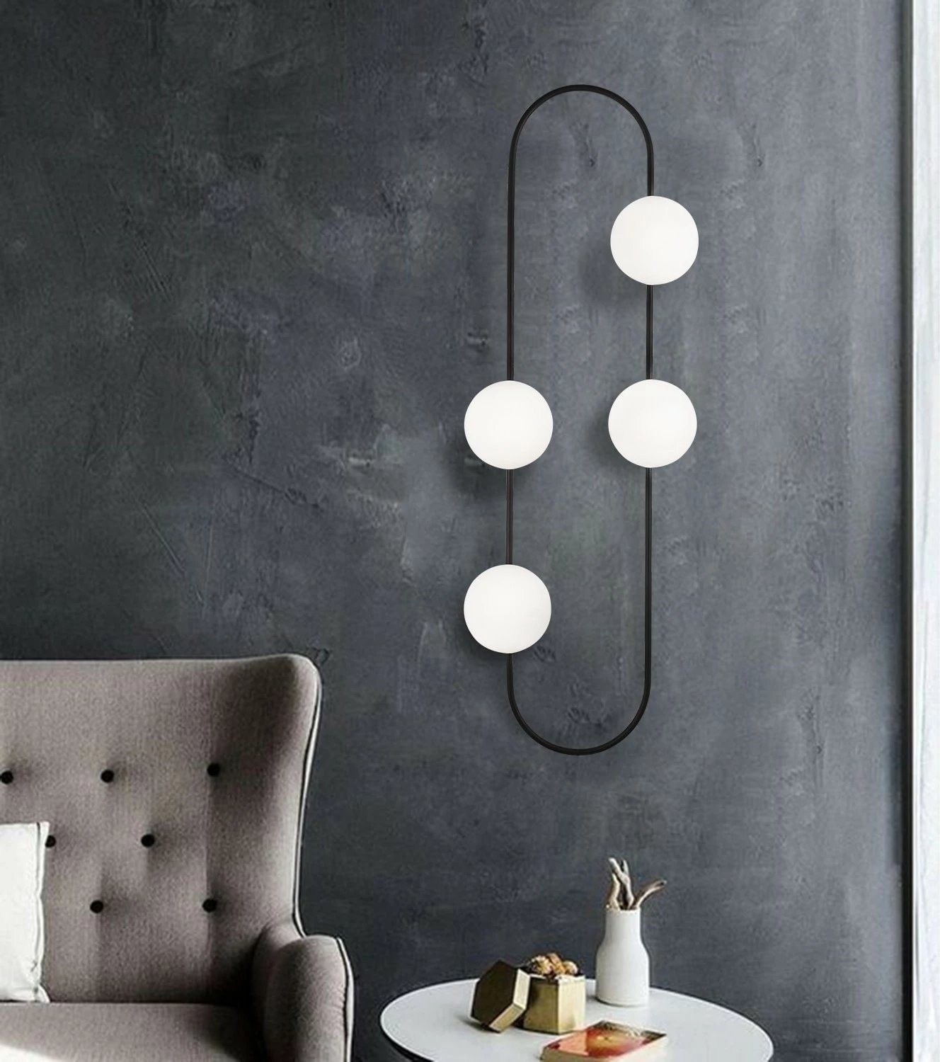 Llambë muri Opviq, Abaküs - 4901, e zezë-e bardhë